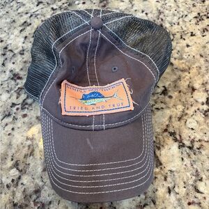 Simply Southern Gray and Orange Trucker Hat